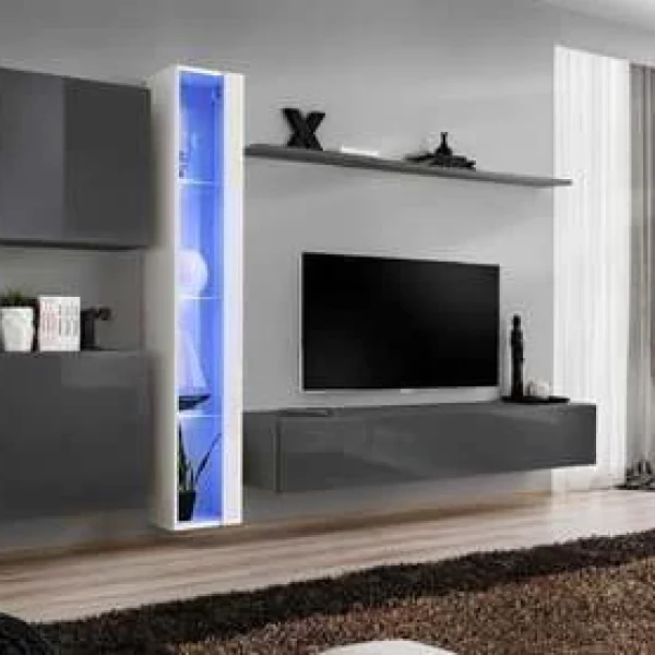 Wall mounted tv unit - Quadro 180 cm