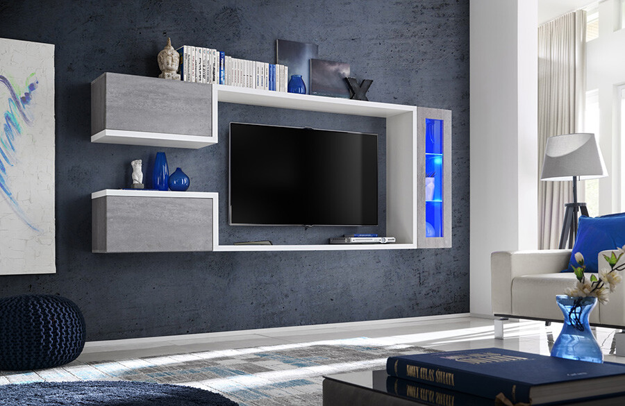 Galaxy - Wall mounted living room set